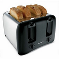 Hamilton Beach 12.31"x12.06"x8.53" 4 Slice Cool-wall Chrome Toaster